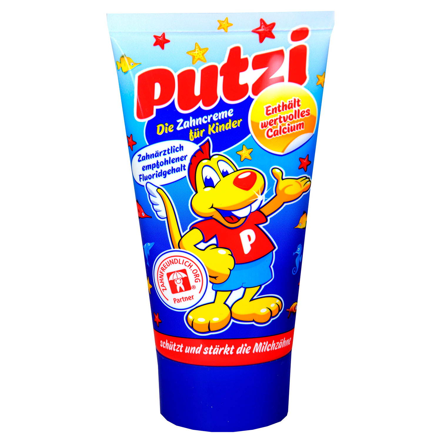 Calcium Børnetandpasta PUTZI Tutti-Frutti 50 ml