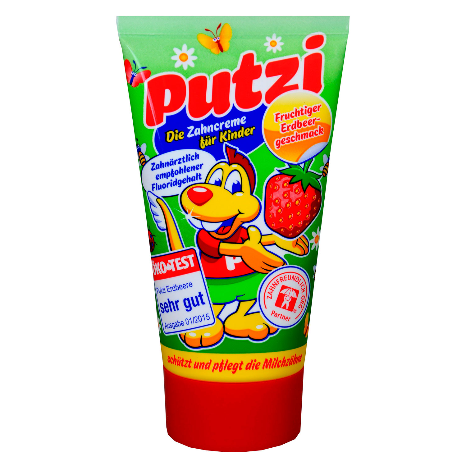 Børnetandpasta PUTZI Strawberry 50ml
