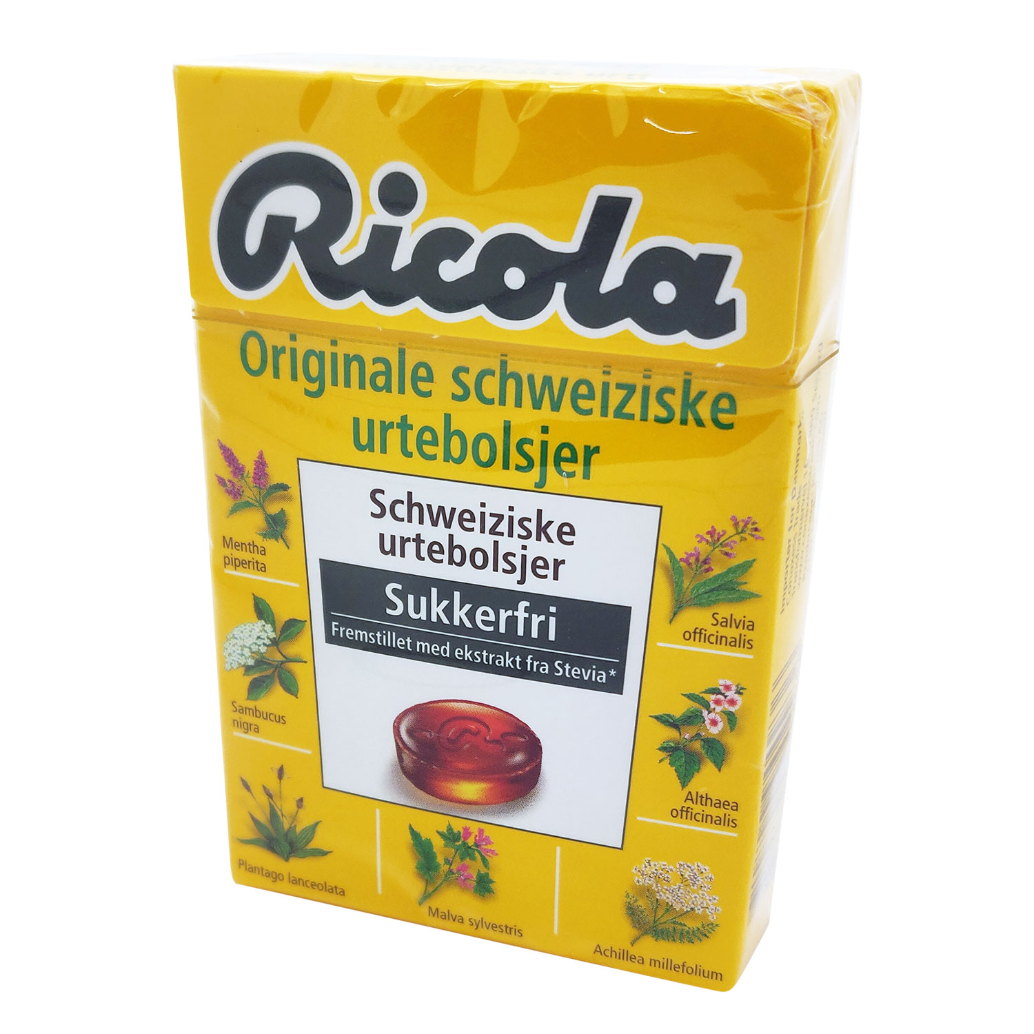 Ricola Original Sukkerfri Urtebolsjer 50g - Ricola Urte-bolsjer - Halspastiller