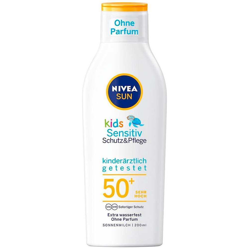 Nivea Sun Kids Sensitiv Protection & Care SPF 50 Solcreme 200ml