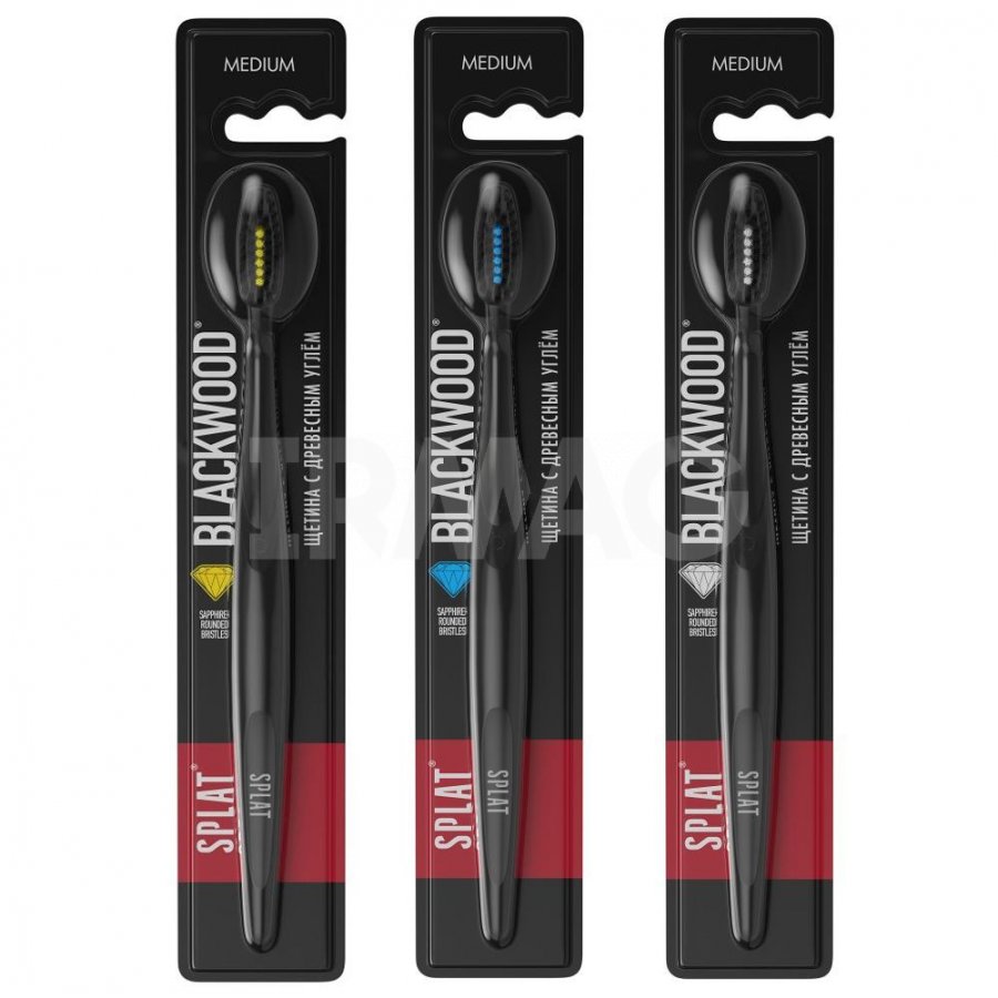 Splat Blackwood Charcoal Whitening Zahnbürste