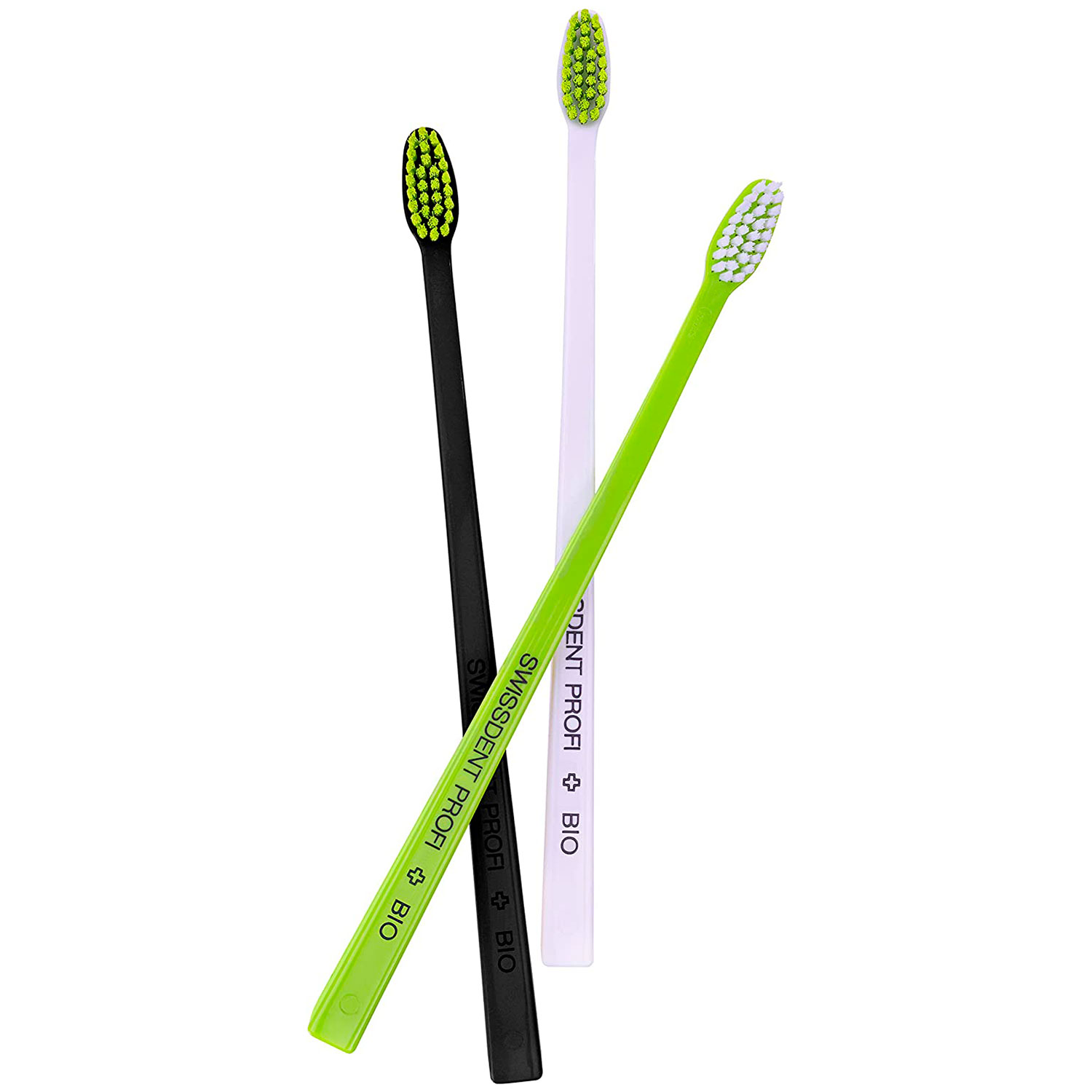 Nachhaltige Zahnbürsten 3 Stk. SwissDent BIO