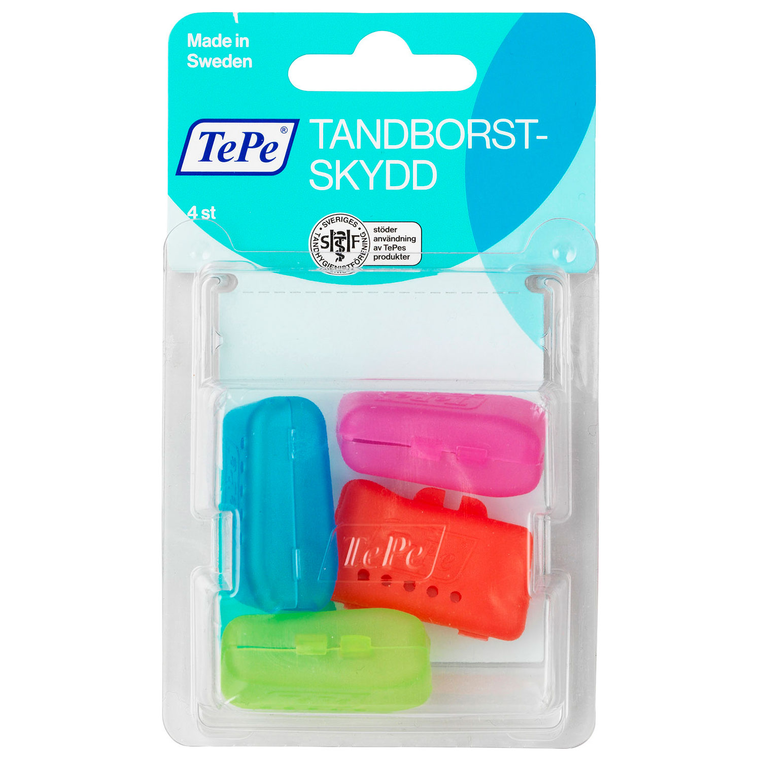 4 Stück Etui für Zahnbürste TePe Zahnbürstenkappen