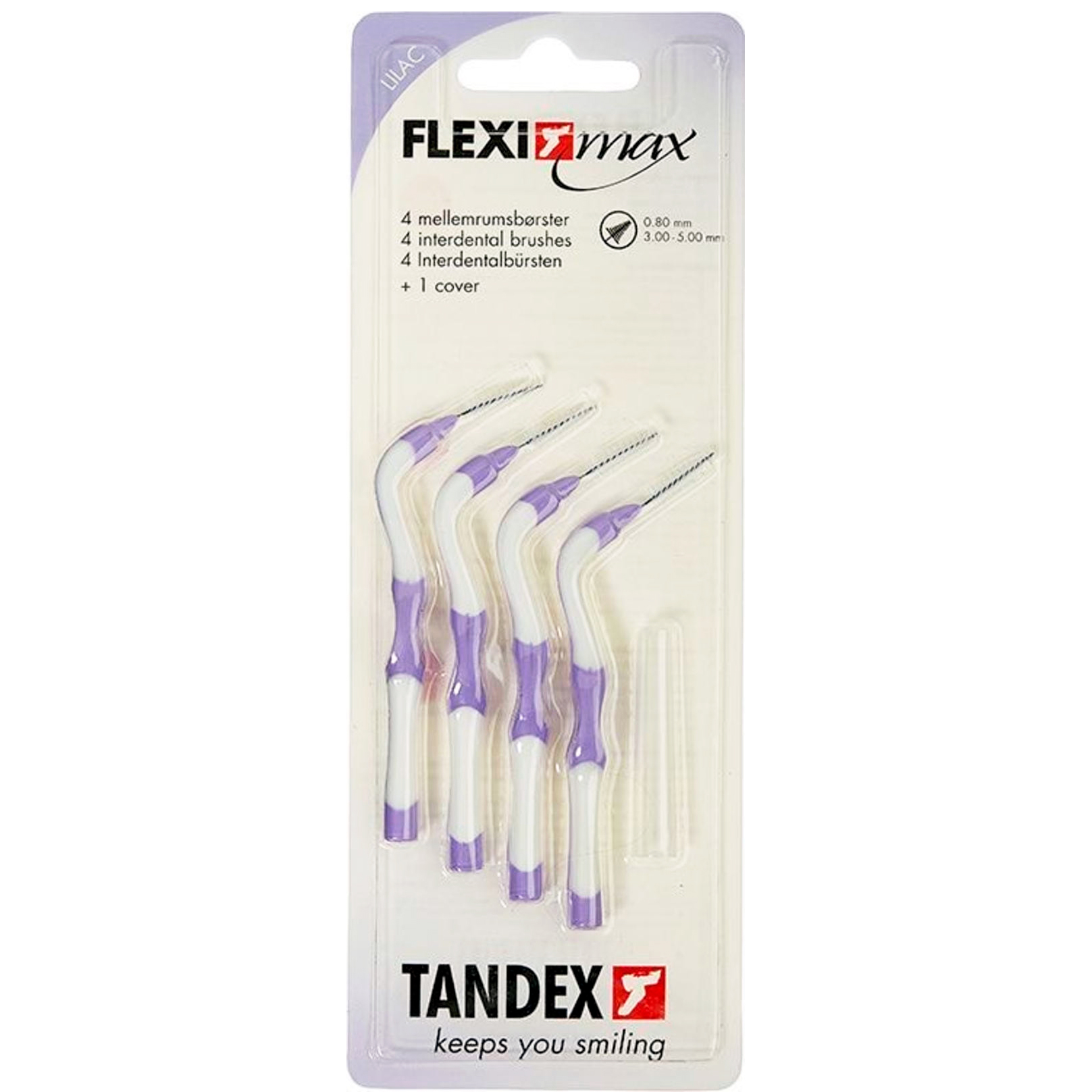 Tandex Flexi Max Mellemrumsbørster 0.80 mm ISO 4 LILAC