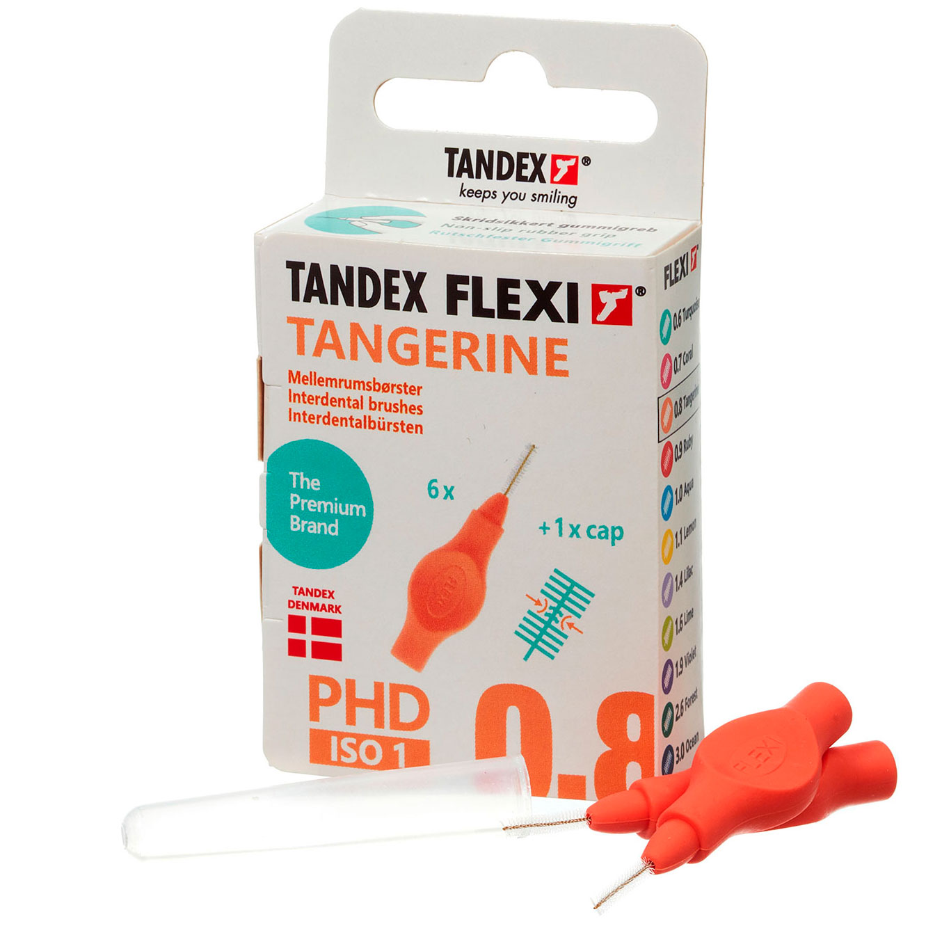 Tandex Flexi Zwischenraumbürsten ISO 1 TANGERINE