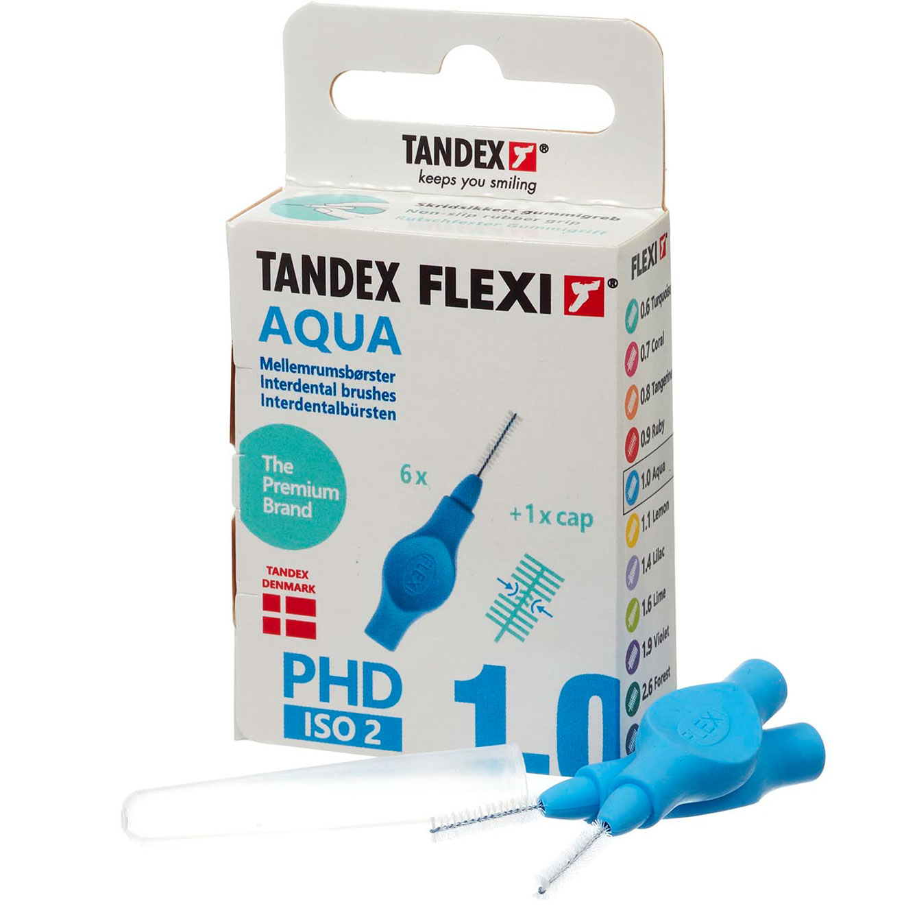 Tandex Flexi Zwischenraumbürsten ISO 2 AQUA