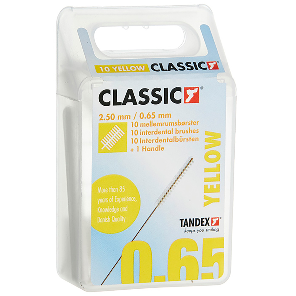 Tandex Classic Gap Brushes Micro Fine 0,65 mm GELB