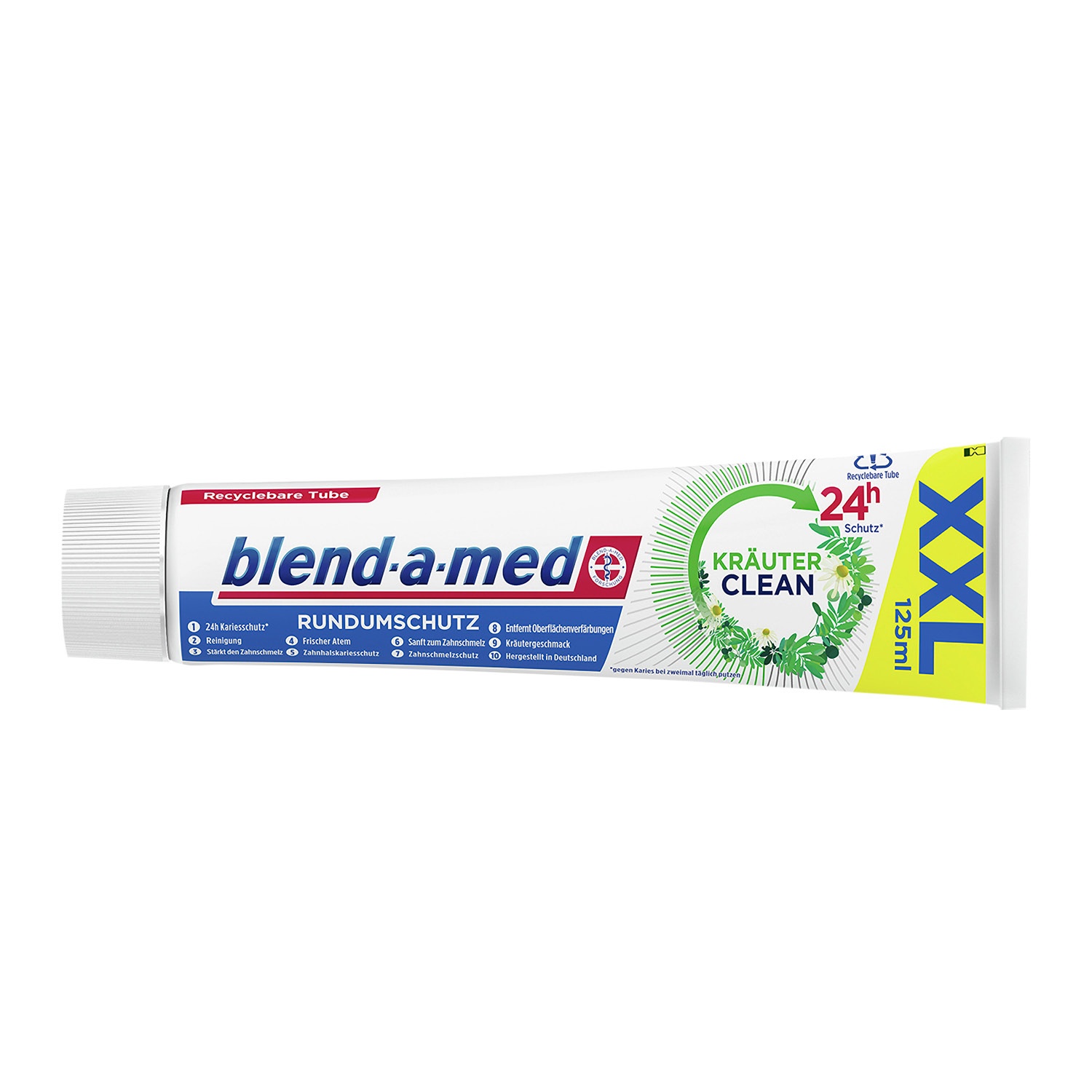Herbal Tandpasta XL 125 ml. Blend-A-Med Kräuter Clean