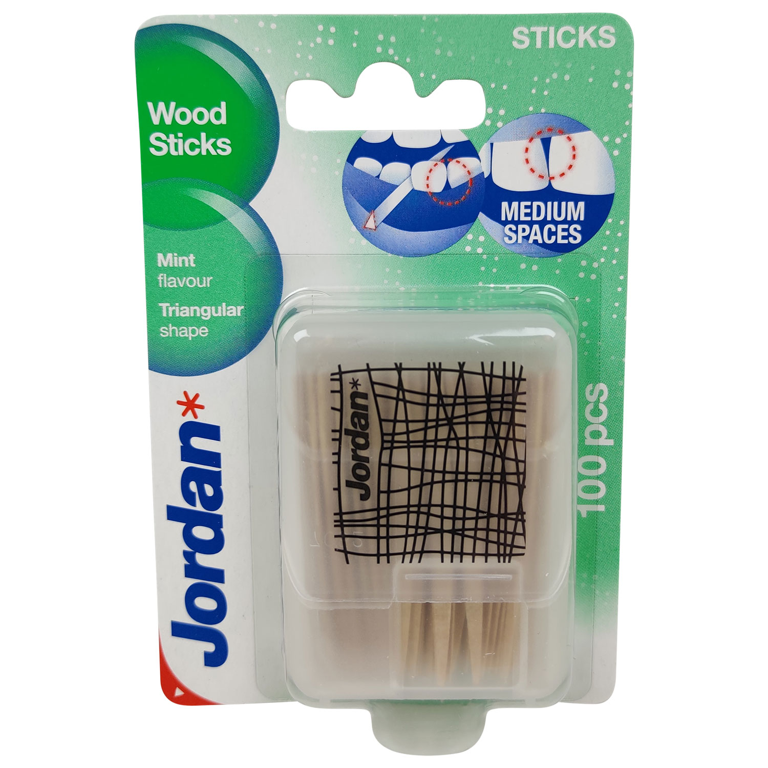 Jordan Standard Holzzahnstocher Mint