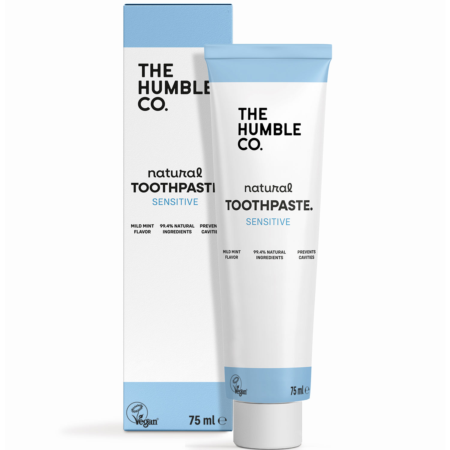 Natürliche Hydroxyapatit Zahnpasta THE HUMBLE Co. Sensitive 75 ml