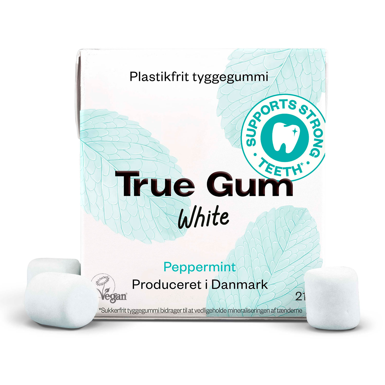 Natürlicher Xylitol Kaugummi True Gum White