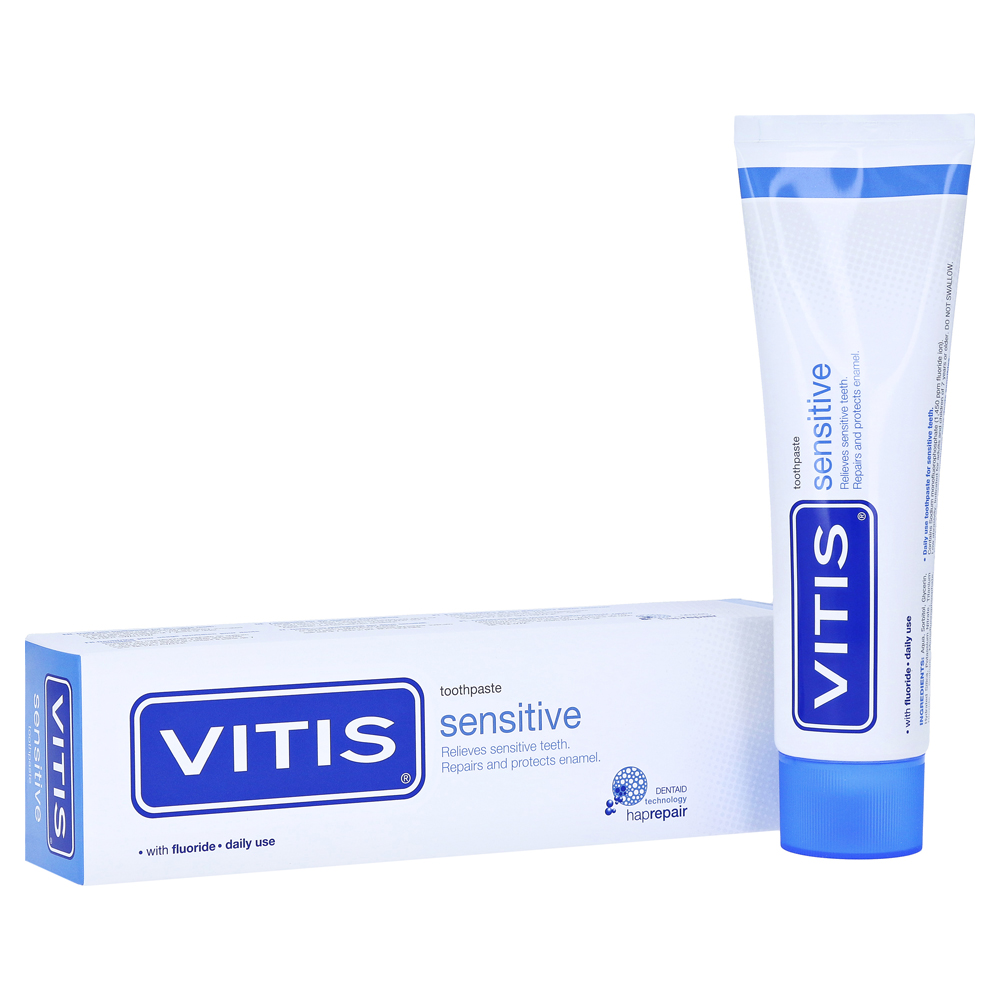 Vitis Sensitive Tandpasta til følsomme tænder 100 ml.