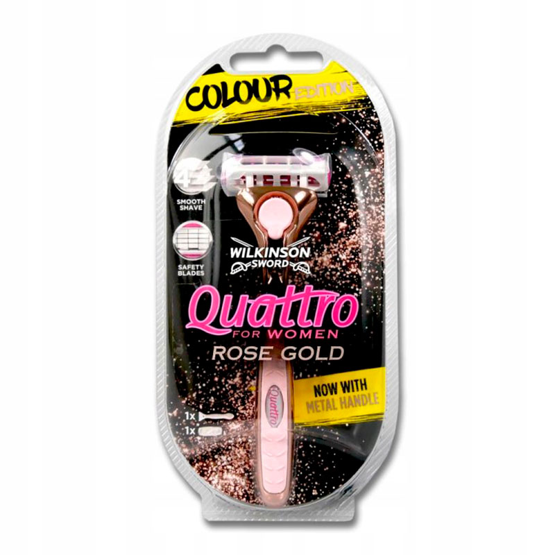 Wilkinson Quattro Women Barberskraber Rosegold