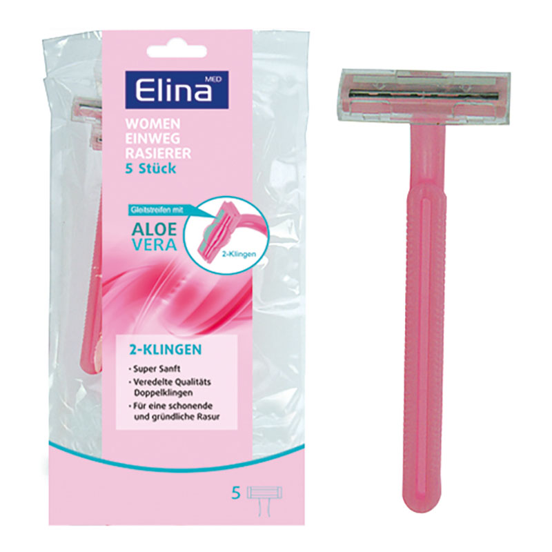 Einwegschaber Damen Elina Aloe Vera 5 Stk.