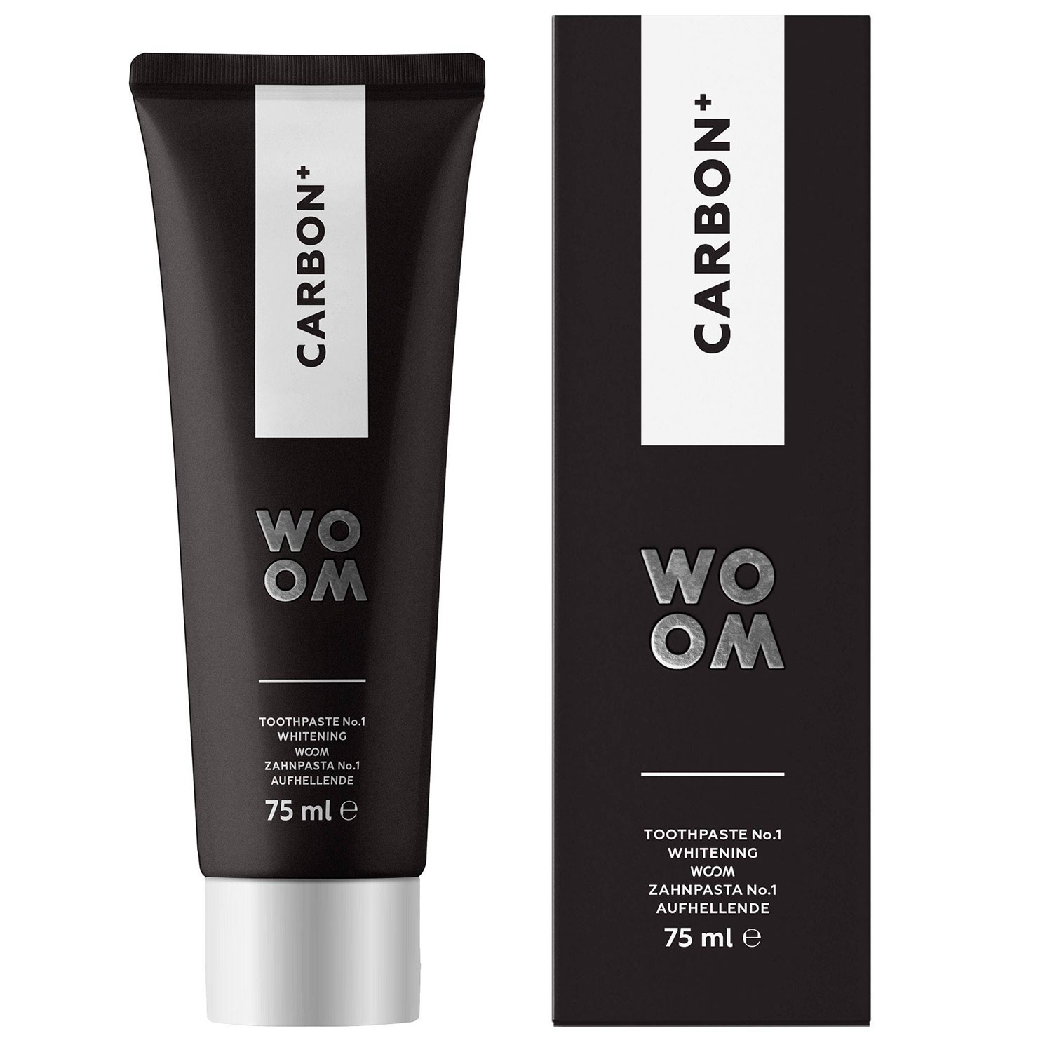 Charcoal Whitening Tandpasta WOOM Carbon 75 ml.