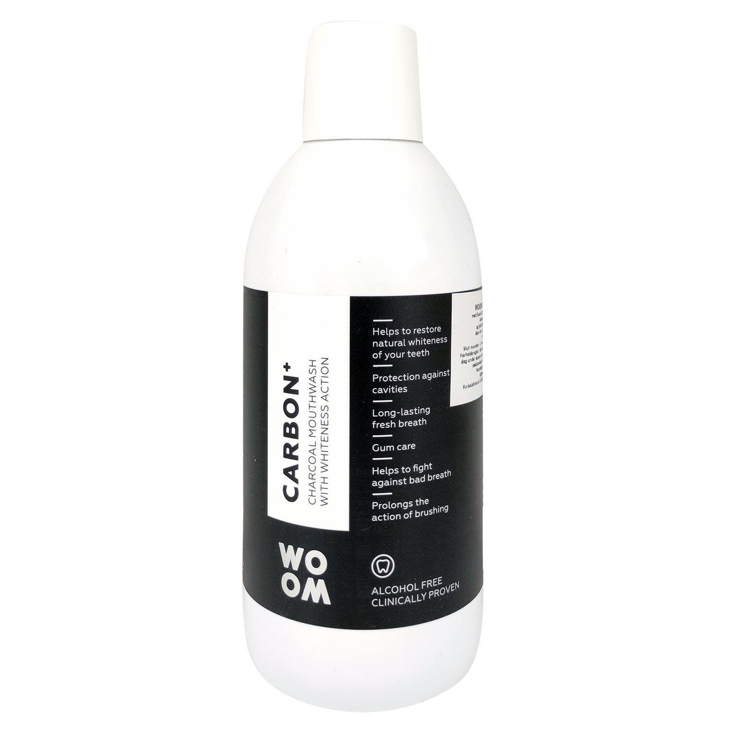 Whitening Mundskyl Woom Carbon+ Charcoal 500 ml