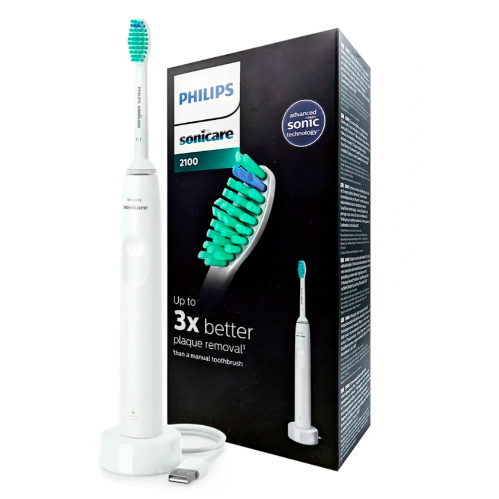 Philips El-tandbørste Sonicare WHITE 2100